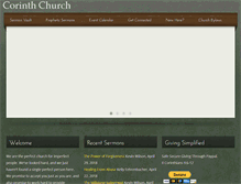Tablet Screenshot of corinthbrownsburg.org